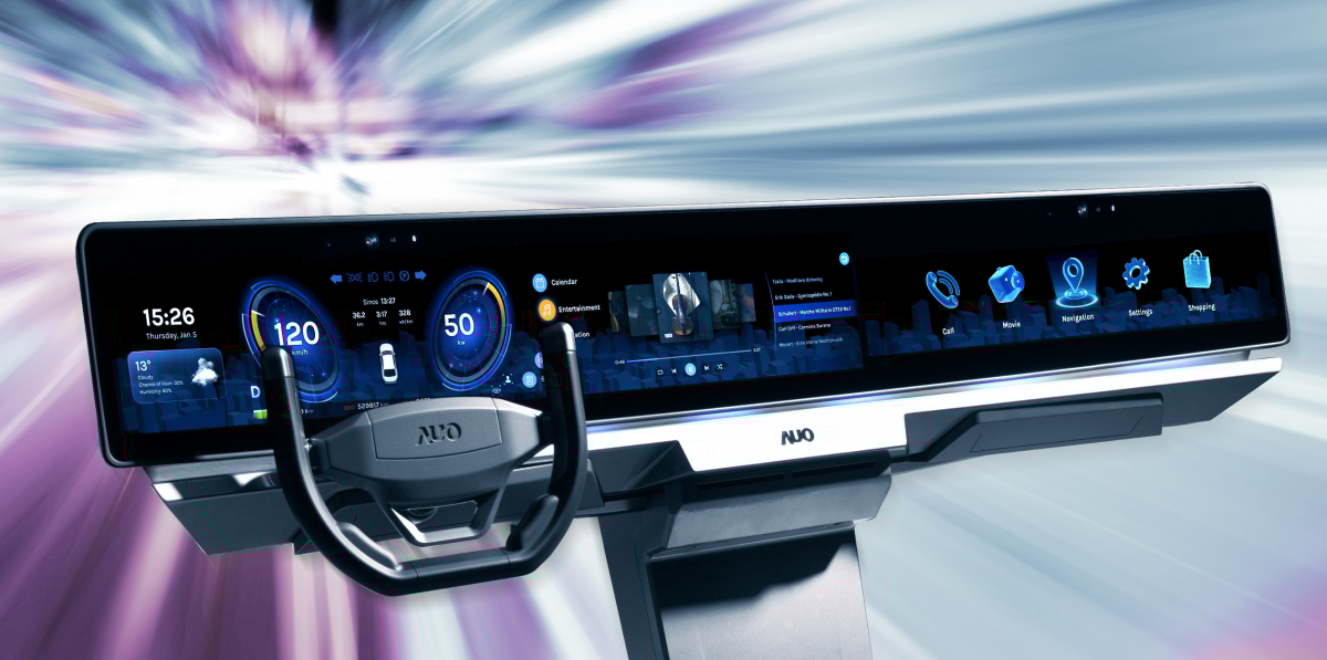 jinnian金年会FIDM Plus 一体化显示方案导入AmLED显示技术并整合多项感测技术，打造沉浸式、互动的座舱体验