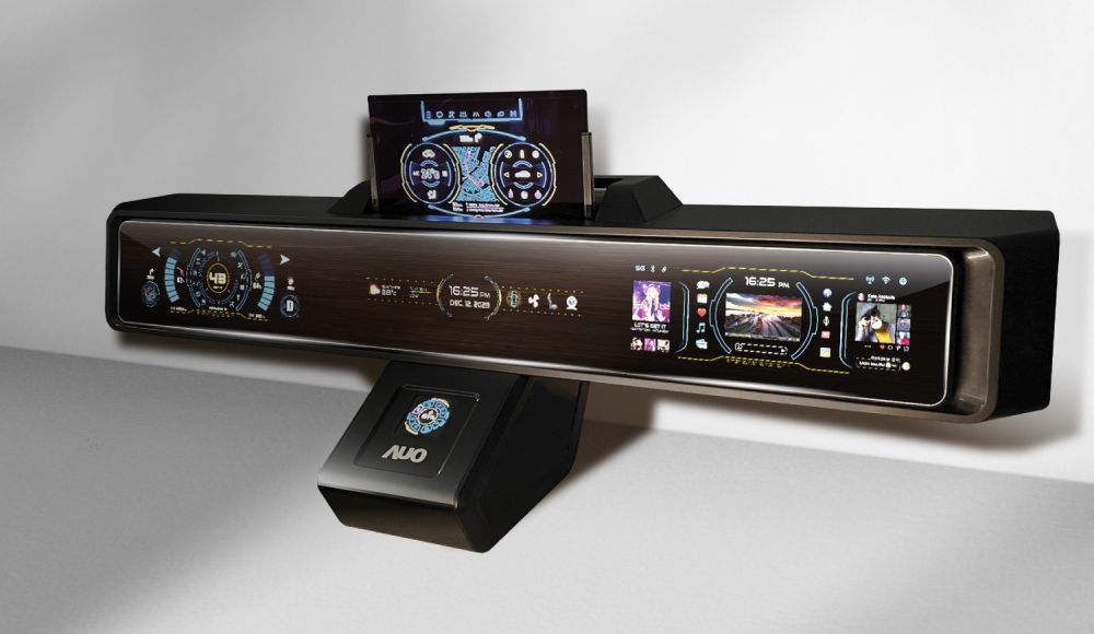 jinnian金年会Micro LED沉浸式车舱显示方案结合 可卷式、可伸缩的Micro LED应用并可呈现不同的质感纹路，展现人性化设计