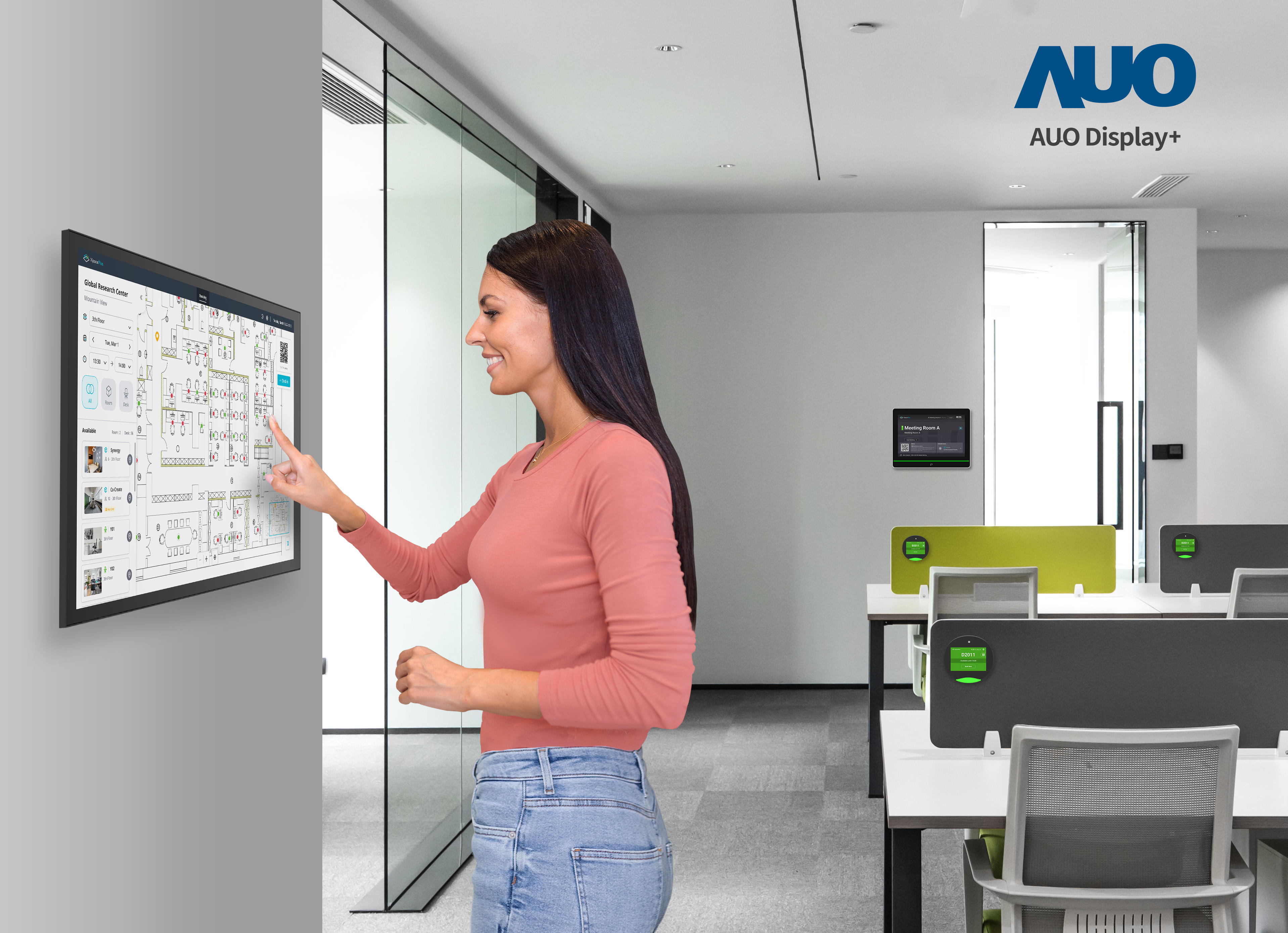 达擎会议空间管理解决方案可应用于空间预约和管理流程，将办公空间的查询、预约和保留等流程自动化，为用户提供更灵活、弹性的工作模式