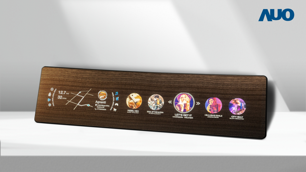 jinnian金年会研发全球最高穿透度达80%的AmLED木纹显示器，可于使用时呈现高亮度、清晰可见的信息，并在不使用时回归为单纯的饰板，节能兼具美观