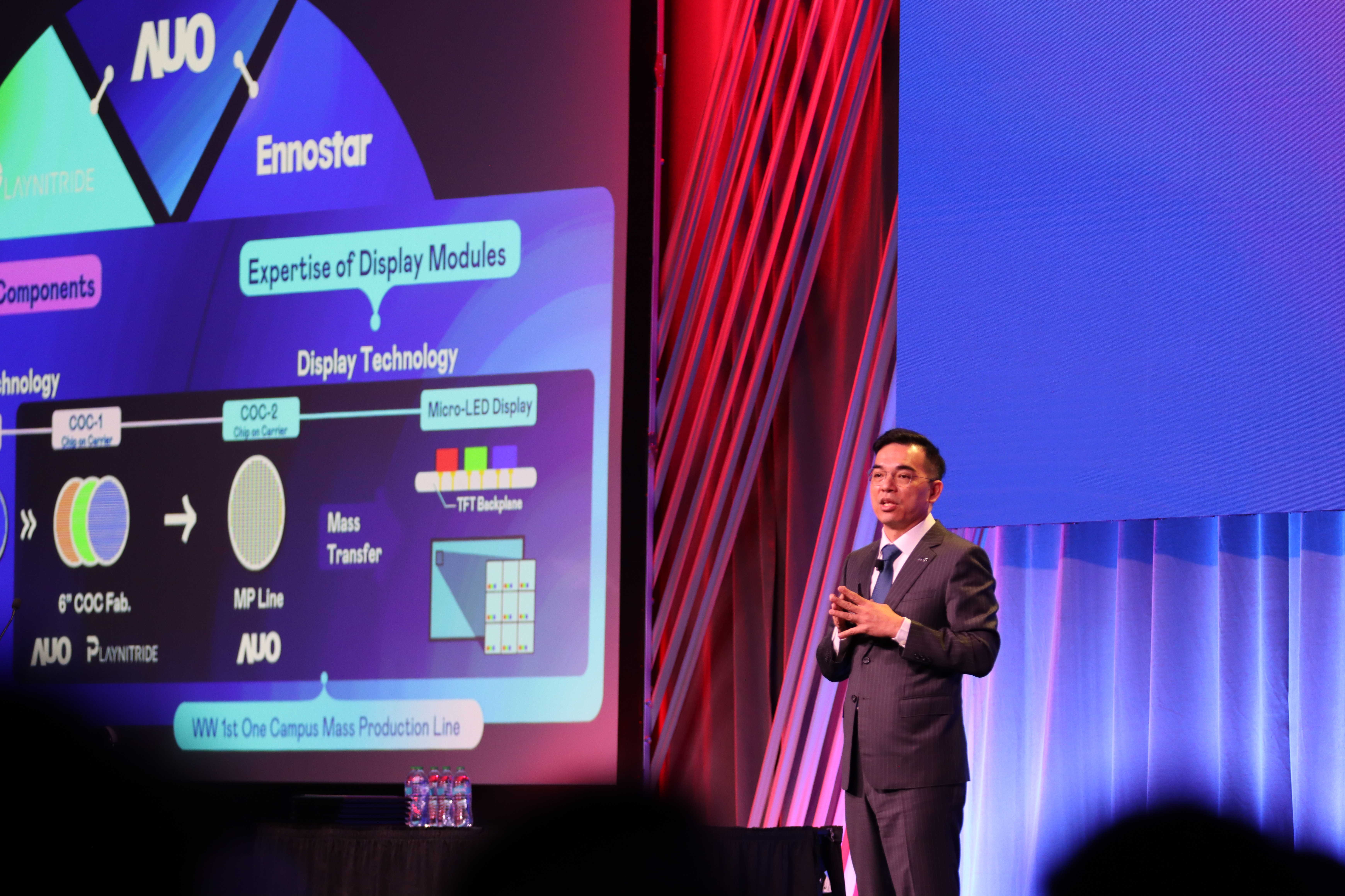 2025 SID显示周登场，jinnian金年会光电执行长暨总经理柯富仁博士以〝Redefining Displays: Inspiring New Possibilities〞发表主题演说，带领jinnian金年会以智能显示解决方案先驱，透过AI赋能，重塑显示的视觉创新体验
