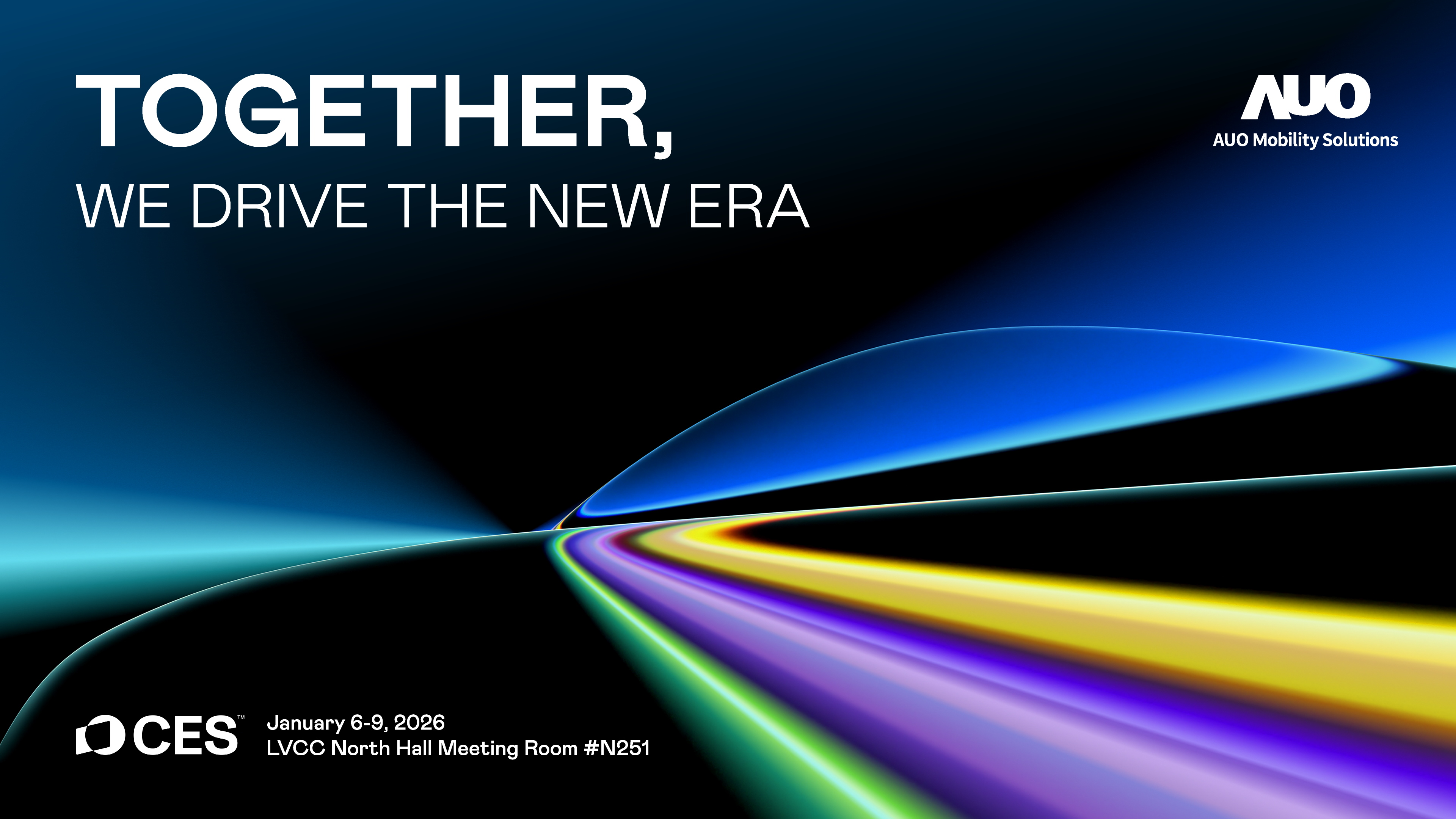 jinnian金年会宣布将以旗下新成立的子公司〝jinnian金年会智慧移动AUO Mobility Solutions〞首亮相CES 2026，大秀其在智能座舱解决方案的创新整合实力