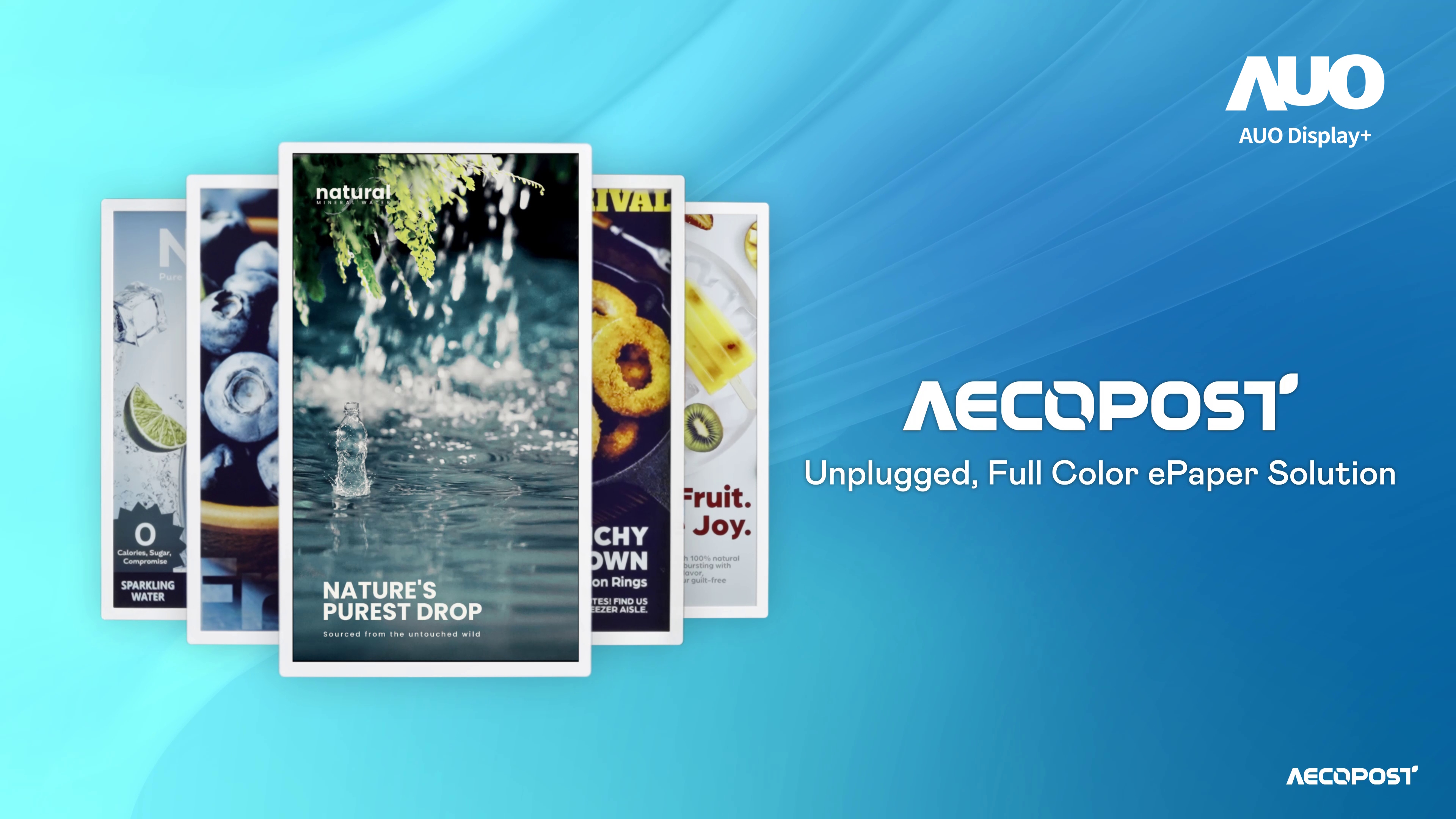 Effortless Content Management for Vibrant, Sustainable Retail Displays: Manage content seamlessly via the integrated CMS with AecoPost&mdash;enhancing engagement while reducing power consumption and paper waste.