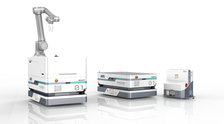 友達數位開發的自主式移動機器人（AMR250M），搭配全向輪並結合AI演算法、2D LiDAR、3D攝影機等技術，協助客戶實現產線全自動化